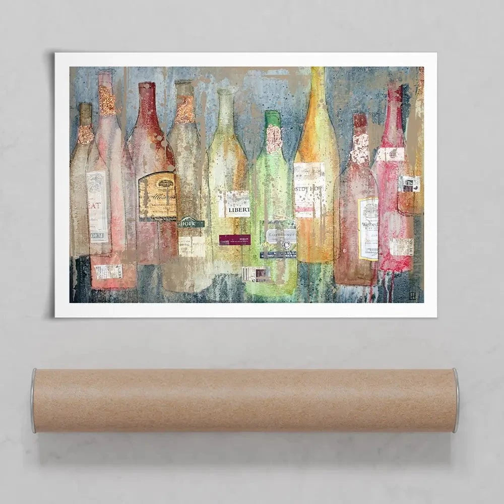 Yesterdays Bottle Art Print Yesterdays Bottle Art Print wall art product Studio Paint-Ing