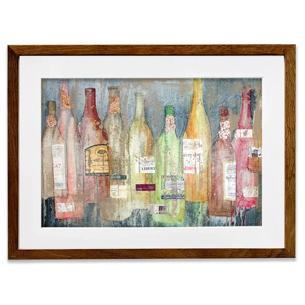 Yesterdays Bottle Framed Art Print Yesterdays Bottle Framed Art Print wall art product Studio Paint-Ing