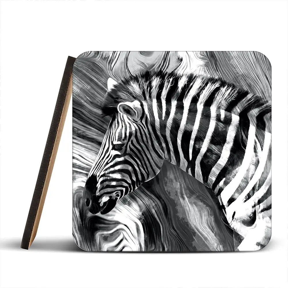 Zebra Coaster Set Zebra Coaster Set wall art product Mohammadreza Zeidabadi / Shutterstock
