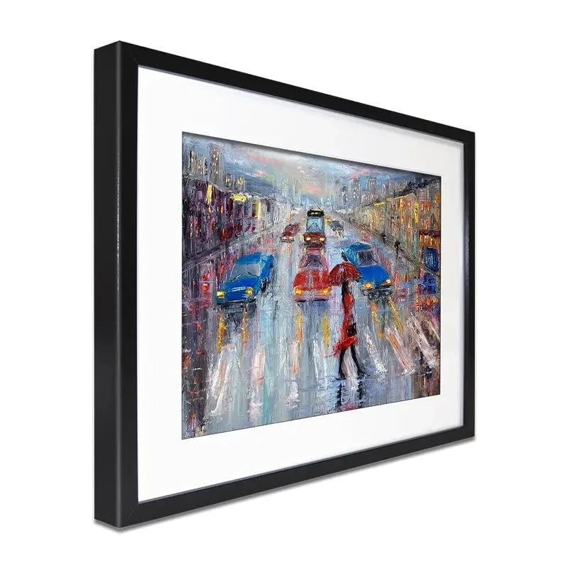 Zebra Crossing Framed Art Print Zebra Crossing Framed Art Print wall art product Boyan Dimitrov / Shutterstock