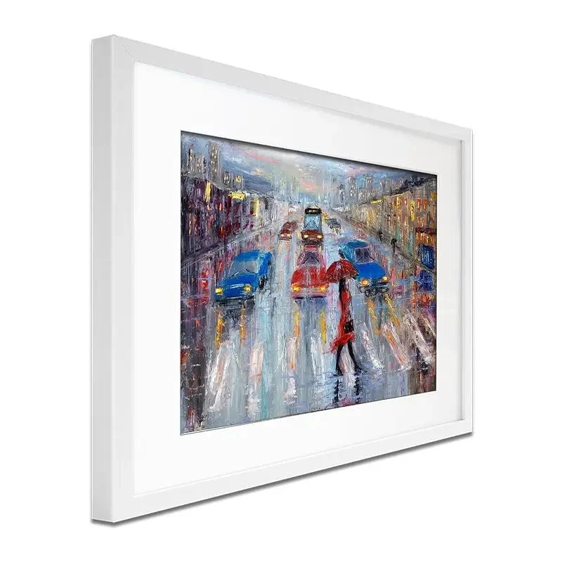 Zebra Crossing Framed Art Print Zebra Crossing Framed Art Print wall art product Boyan Dimitrov / Shutterstock