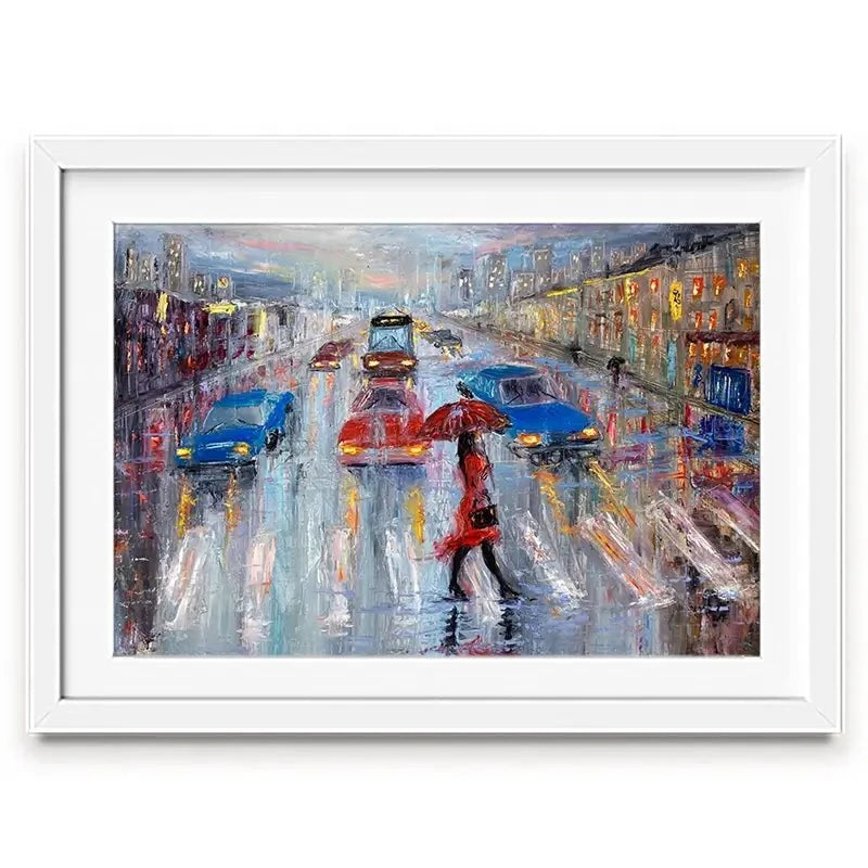 Zebra Crossing Framed Art Print Zebra Crossing Framed Art Print wall art product Boyan Dimitrov / Shutterstock