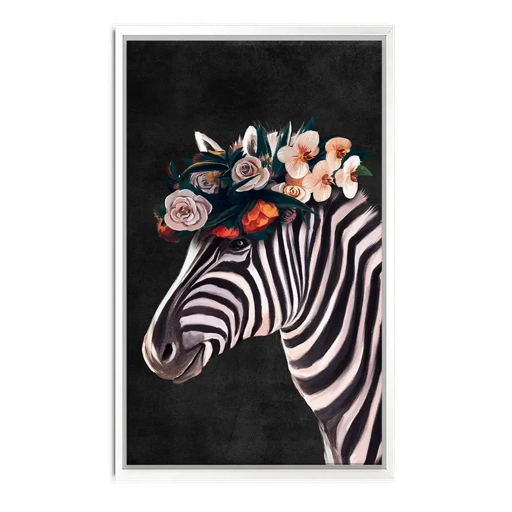 Zebra Crown Canvas Print Zebra Crown Canvas Print wall art product Svetlana Aleynikova