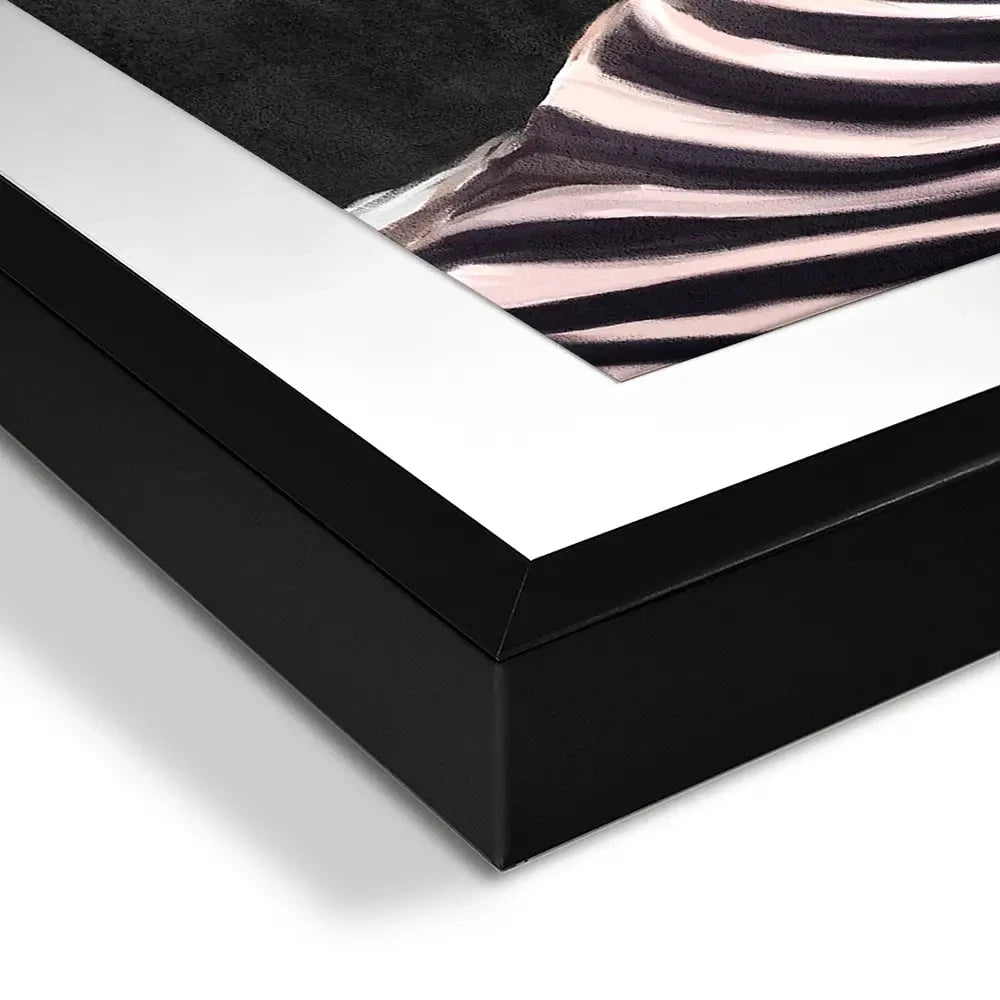 Zebra Crown Framed Art Print Zebra Crown Framed Art Print wall art product Svetlana Aleynikova