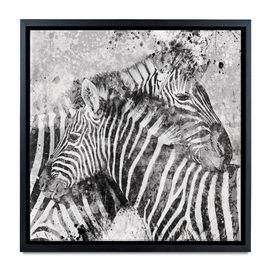Zebra Pair Canvas Print wall art product Carol Robinson