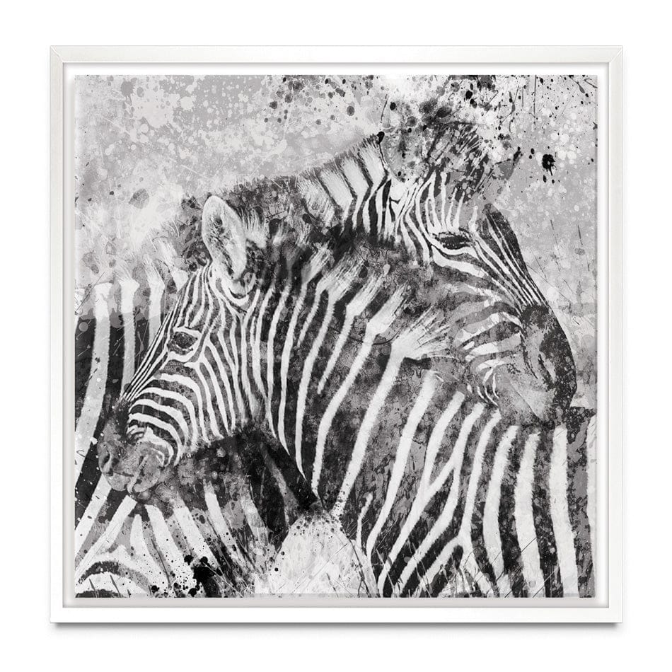 Zebra Pair Canvas Print wall art product Carol Robinson