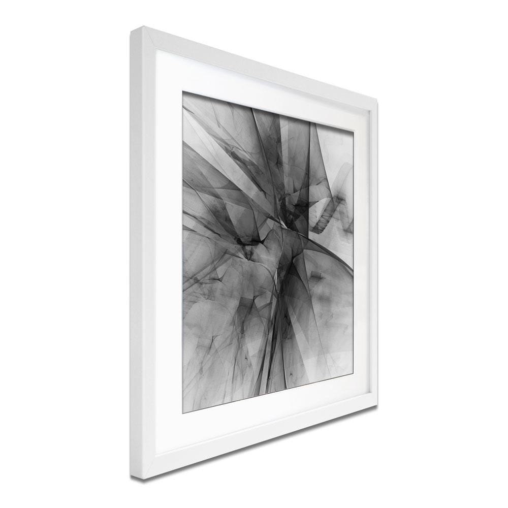 Abstract Grey Framed Art Print wall art product DeltaOFF / Shutterstock
