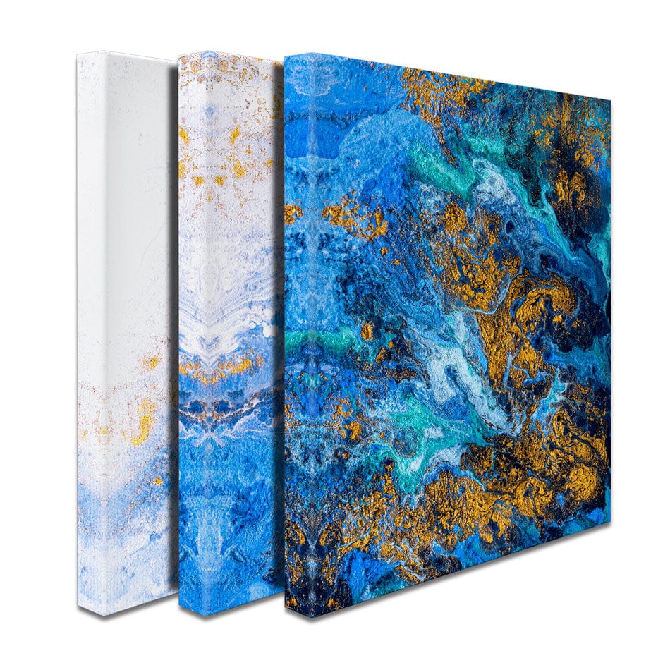 Abstract Ocean Trio Canvas Print wall art product CYC / Shutterstock