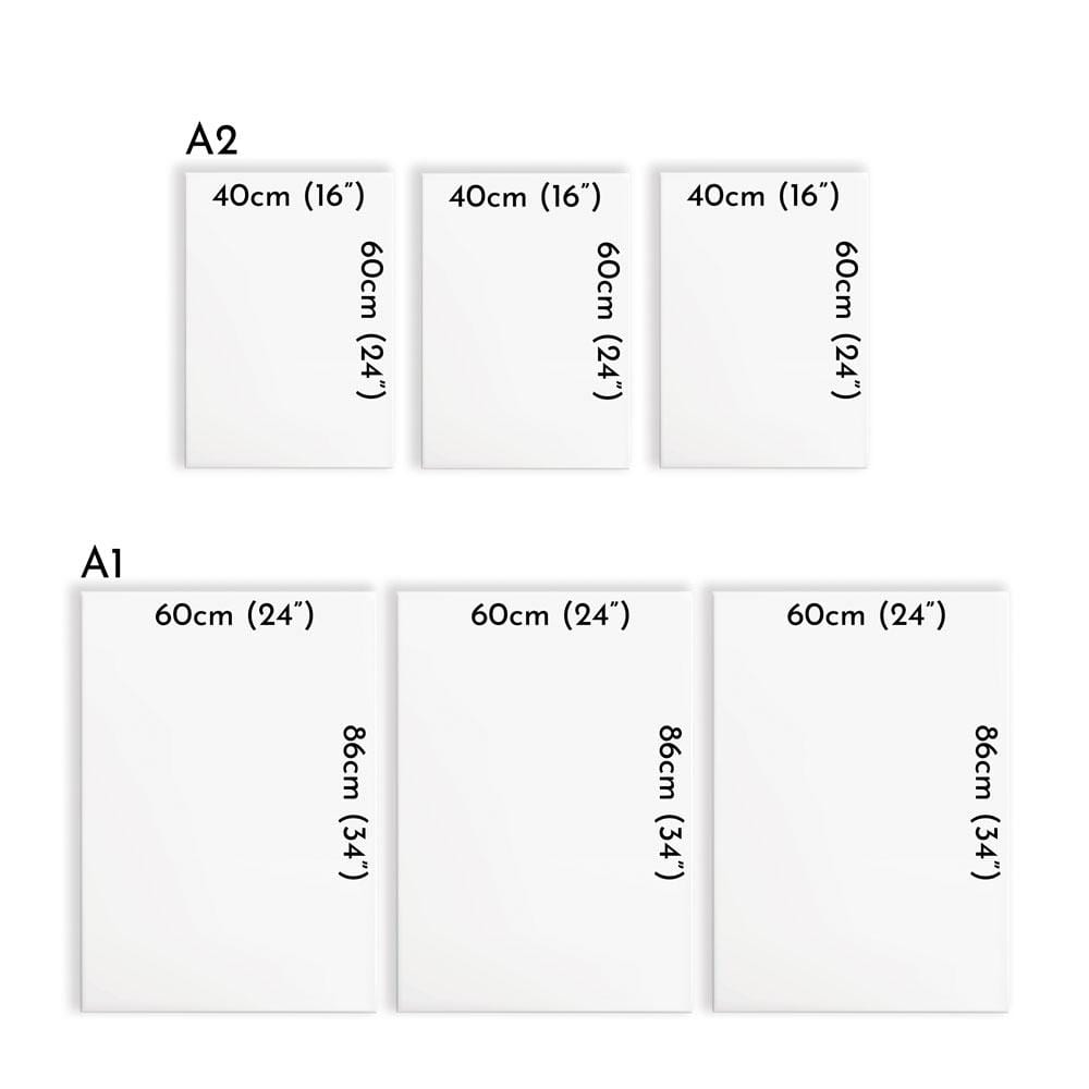 Abstract Paint Spatter Trio Canvas Print wall art product agsandrew / Shutterstock