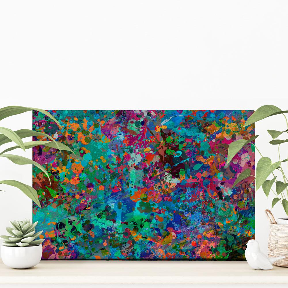 Abstract Splashes Canvas Print wall art product ARTEMENKO VALENTYN / Shutterstock