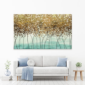 Abstract Trees Canvas Print wall art product Muzi pear studio / Shutterstock
