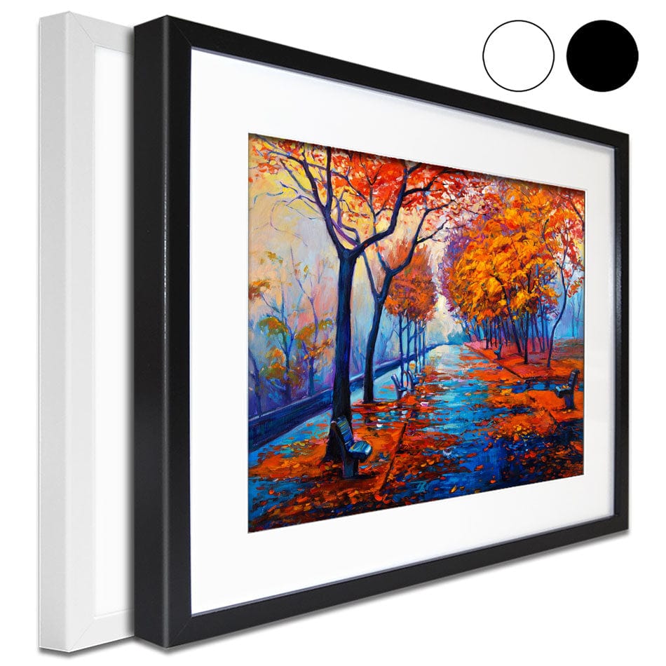An Autumn Walk Framed Art Print wall art product Boyan Dimitrov / Shutterstock