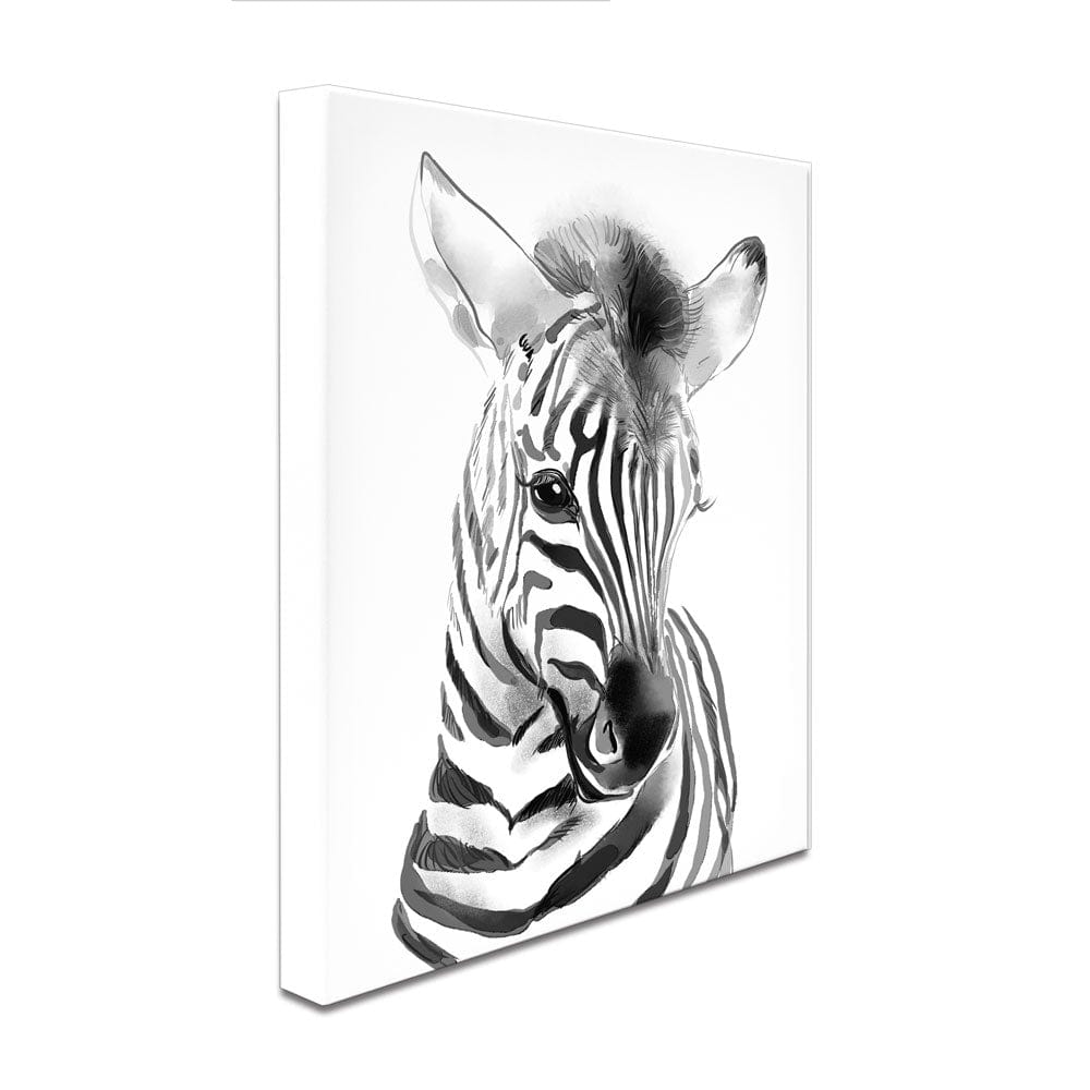 Baby Zebra Canvas Print wall art product Big Creative Studio / Shutterstock