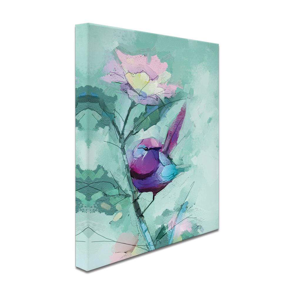 Bird In Spring Canvas Print wall art product pluie_r / Shutterstock