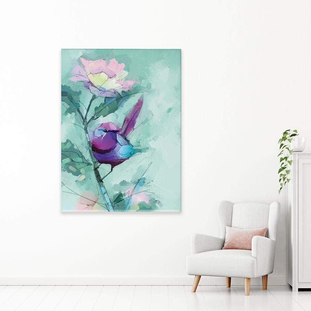 Bird In Spring Canvas Print wall art product pluie_r / Shutterstock