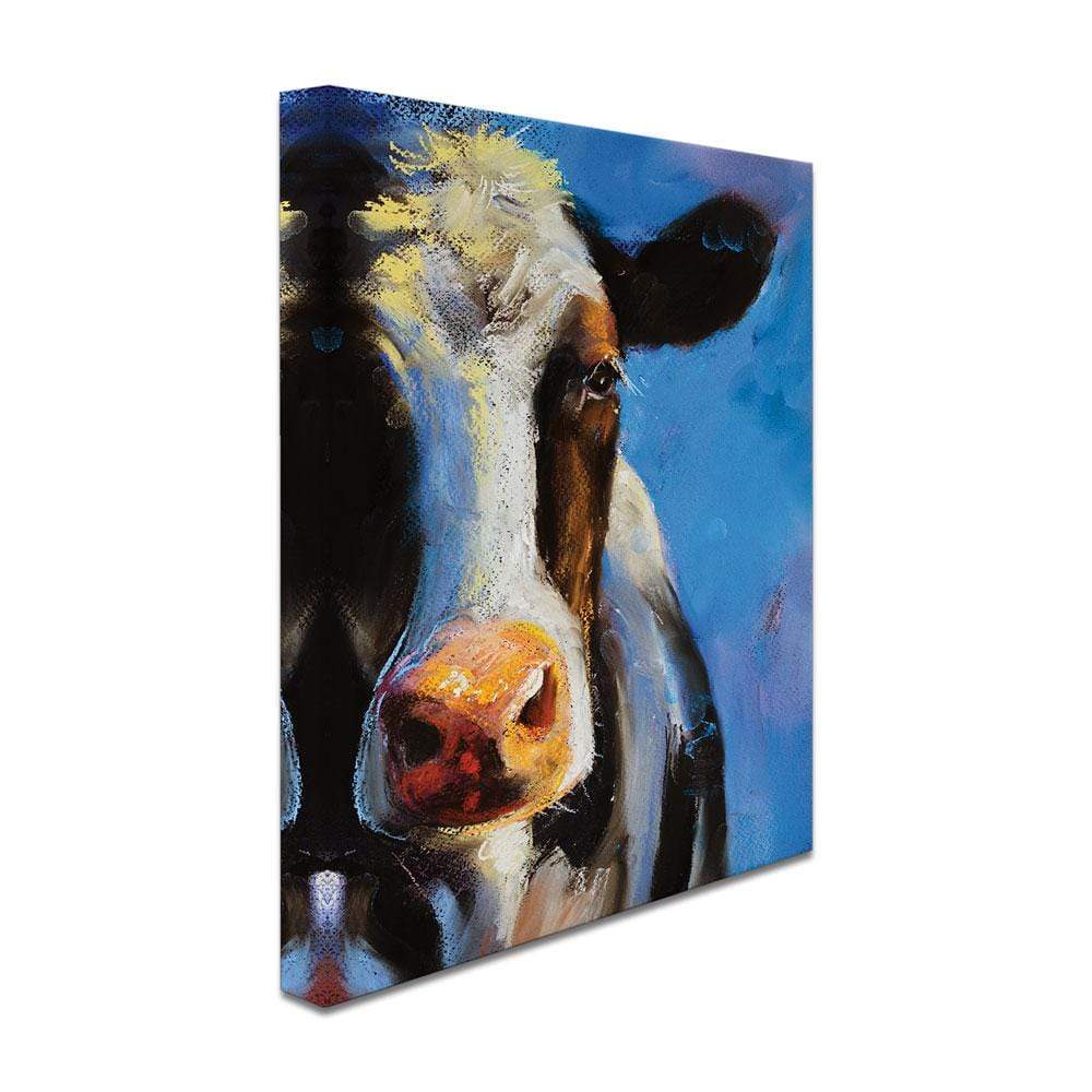Blue Cow Oil Painting Canvas Print wall art product Ivailo Nikolov / Shutterstock