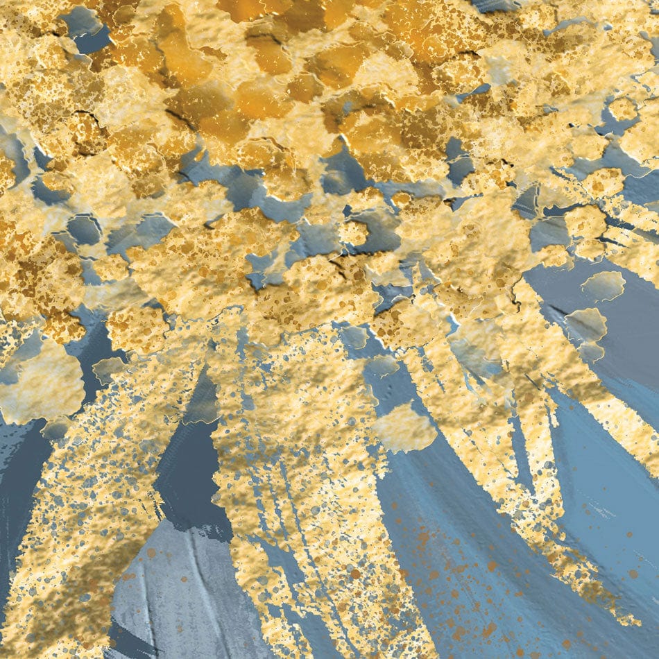 Blue Grey Flower Framed Art Print wall art product Girls and Dreams / Shutterstock