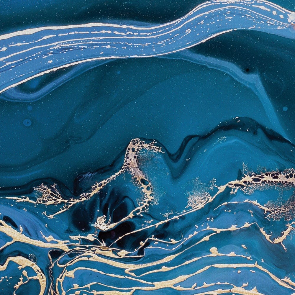 Blue Marble Waves Canvas Print wall art product colnihko / Shutterstock