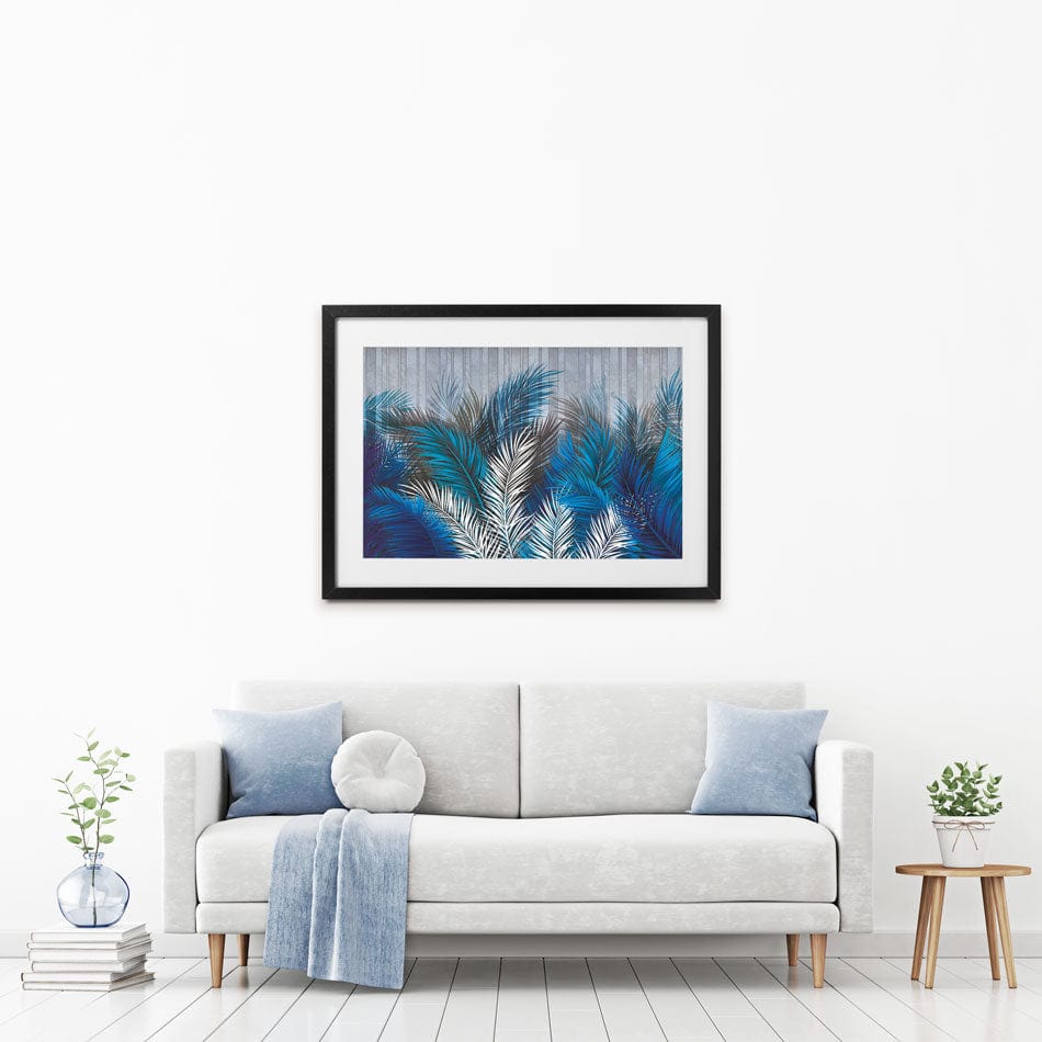 Blue Tropics Framed Art Print wall art product fotooboi_kld / Shutterstock