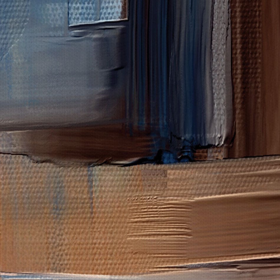 Brushed Beige And Blue Canvas Print wall art product artGALINI / Shutterstock