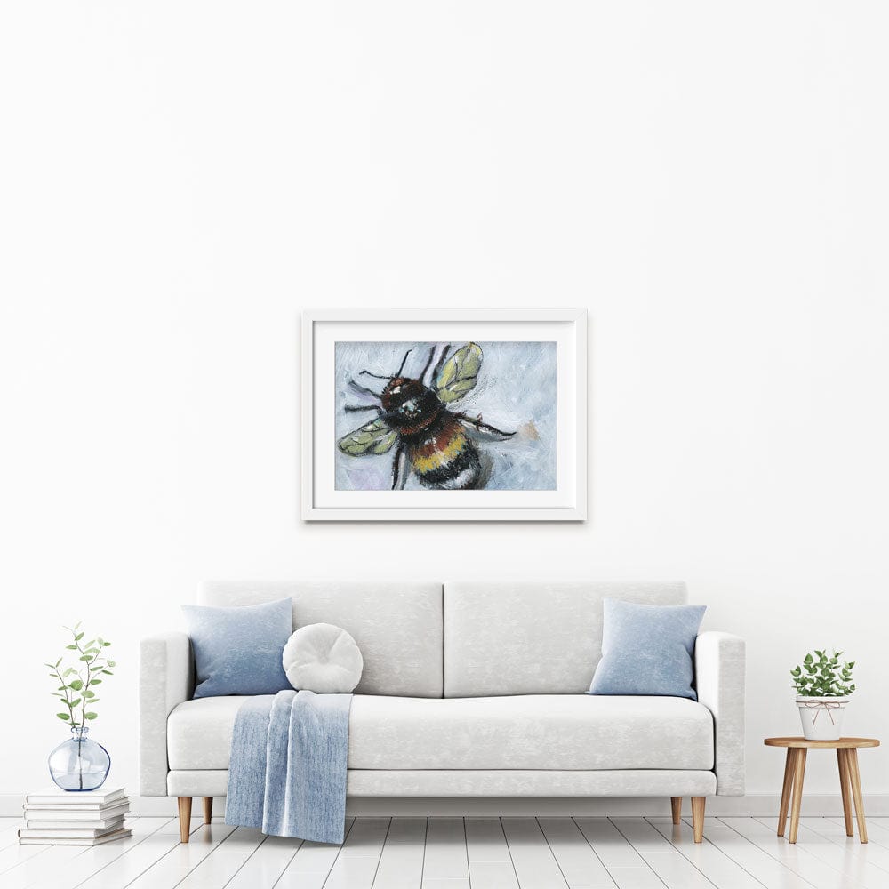Bumble Framed Art Print wall art product Alina Nikitaeva / Shutterstock