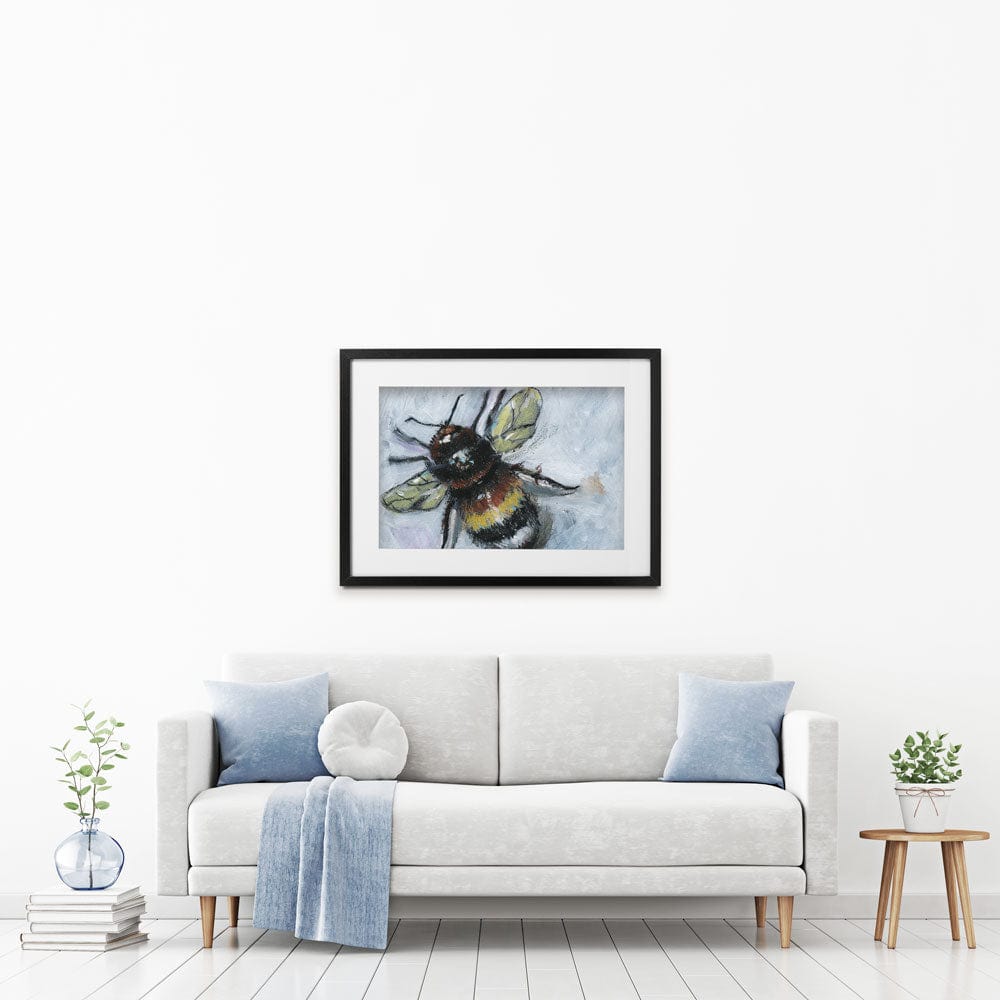 Bumble Framed Art Print wall art product Alina Nikitaeva / Shutterstock