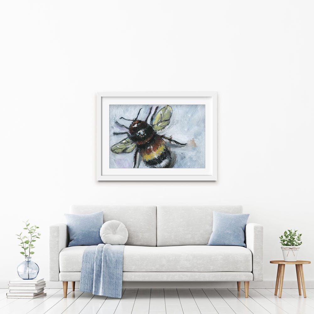 Bumble Framed Art Print wall art product Alina Nikitaeva / Shutterstock