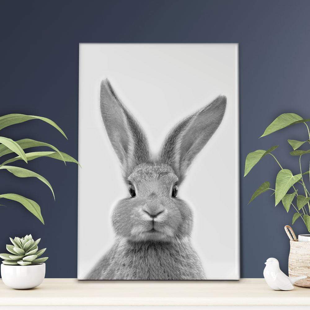 Bunny Rabbit Portrait Canvas Print wall art product R Visser / Independent