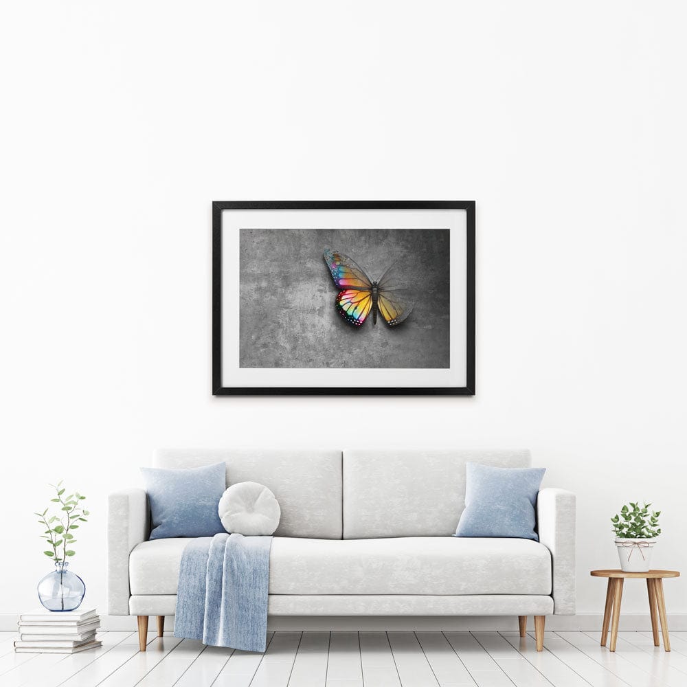 Butterfly Framed Art Print wall art product Lightspring / Shutterstock