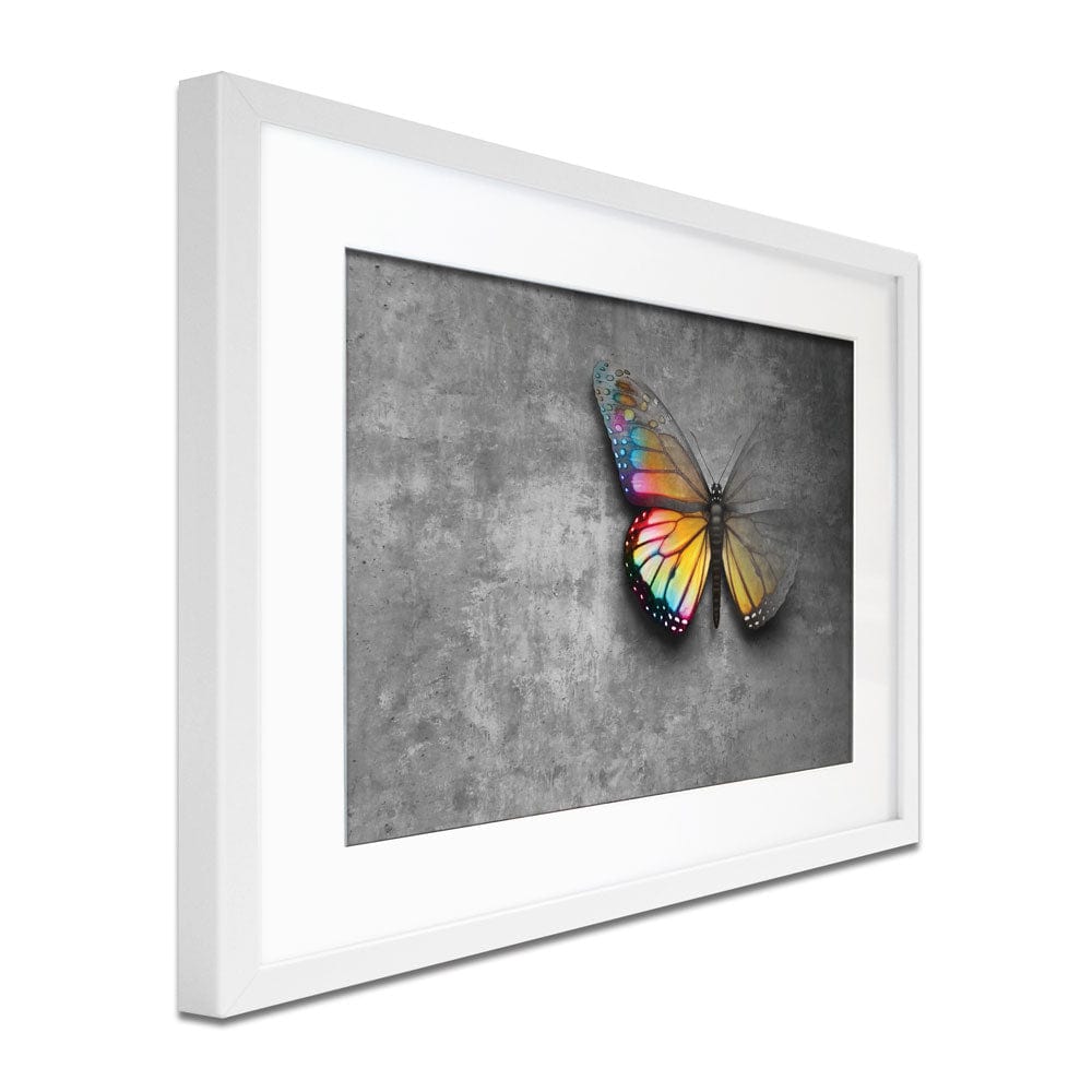 Butterfly Framed Art Print wall art product Lightspring / Shutterstock