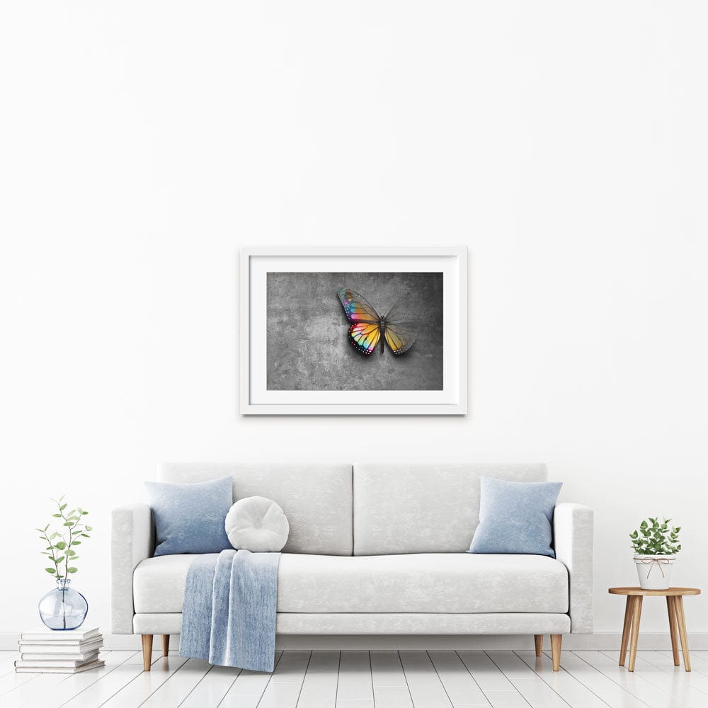 Butterfly Framed Art Print wall art product Lightspring / Shutterstock