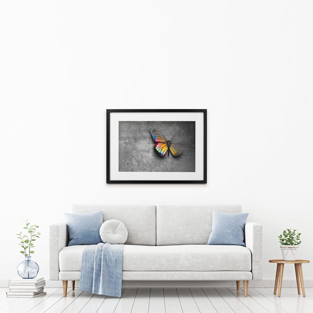 Butterfly Framed Art Print wall art product Lightspring / Shutterstock