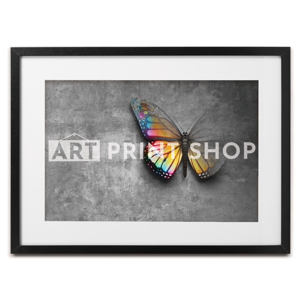 Butterfly Framed Art Print wall art product Lightspring / Shutterstock