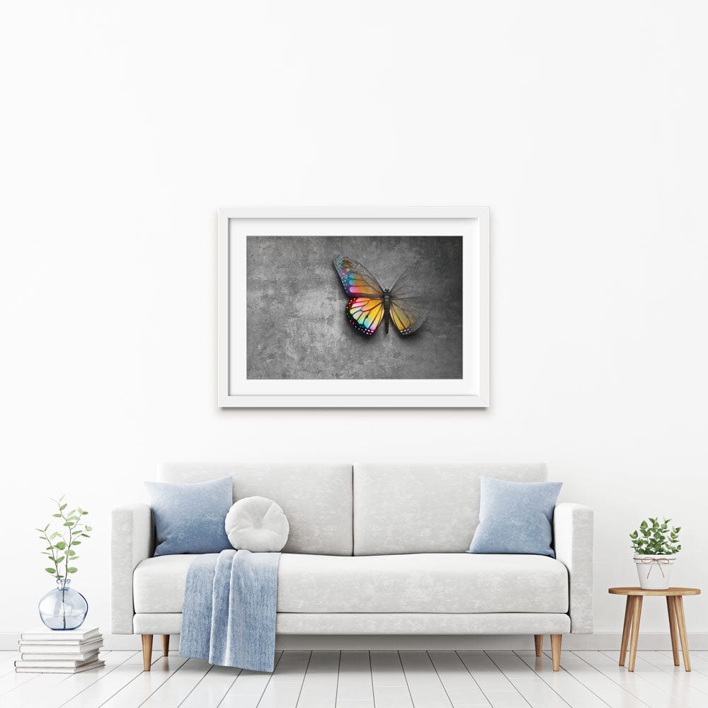 Butterfly Framed Art Print wall art product Lightspring / Shutterstock