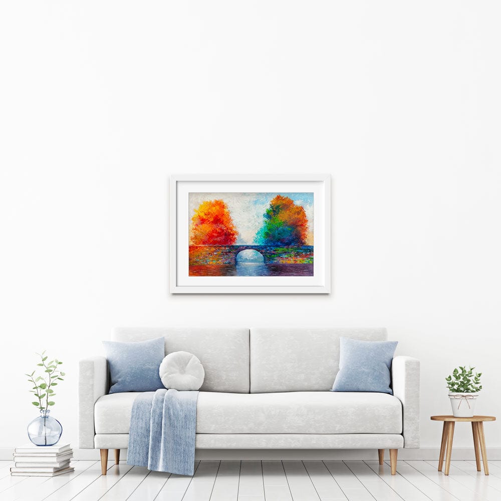 Colourful Bridge Framed Art Print wall art product S-BELOV / Shutterstock