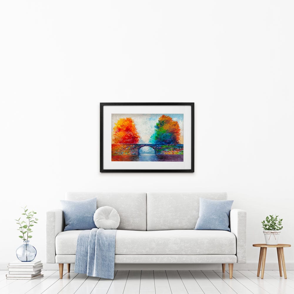 Colourful Bridge Framed Art Print wall art product S-BELOV / Shutterstock