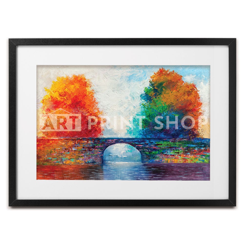 Colourful Bridge Framed Art Print wall art product S-BELOV / Shutterstock