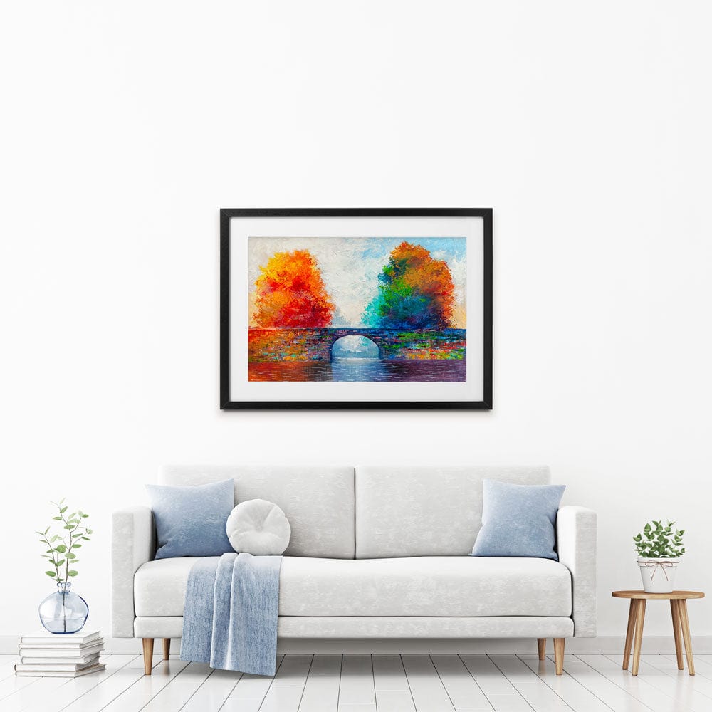 Colourful Bridge Framed Art Print wall art product S-BELOV / Shutterstock
