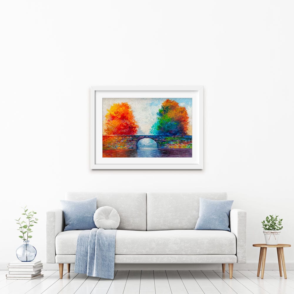 Colourful Bridge Framed Art Print wall art product S-BELOV / Shutterstock
