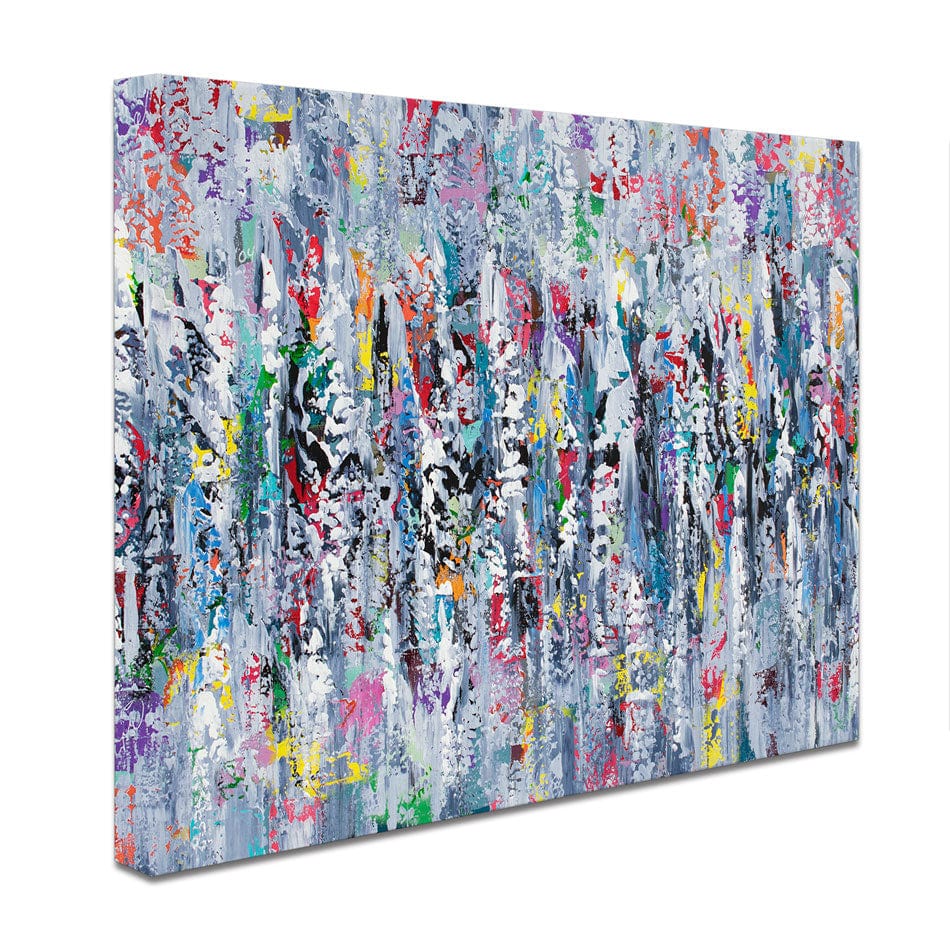Completely Abstract Canvas Print wall art product Olga Tkachyk