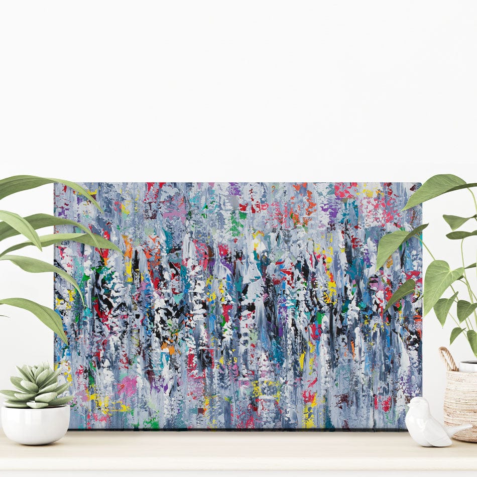 Completely Abstract Canvas Print wall art product Olga Tkachyk