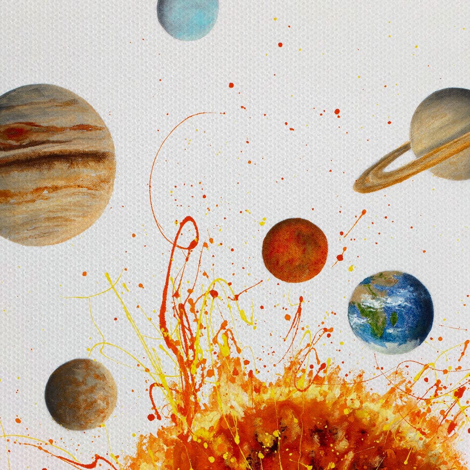 Conscious Universe Canvas Print wall art product Ashvin Harrison