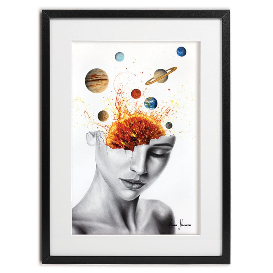 Conscious Universe Framed Art Print wall art product Ashvin Harrison