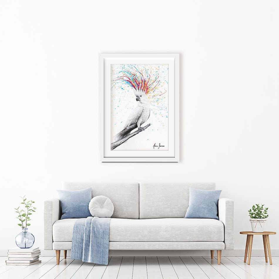 Cool Cockatoo Framed Art Print wall art product Ashvin Harrison