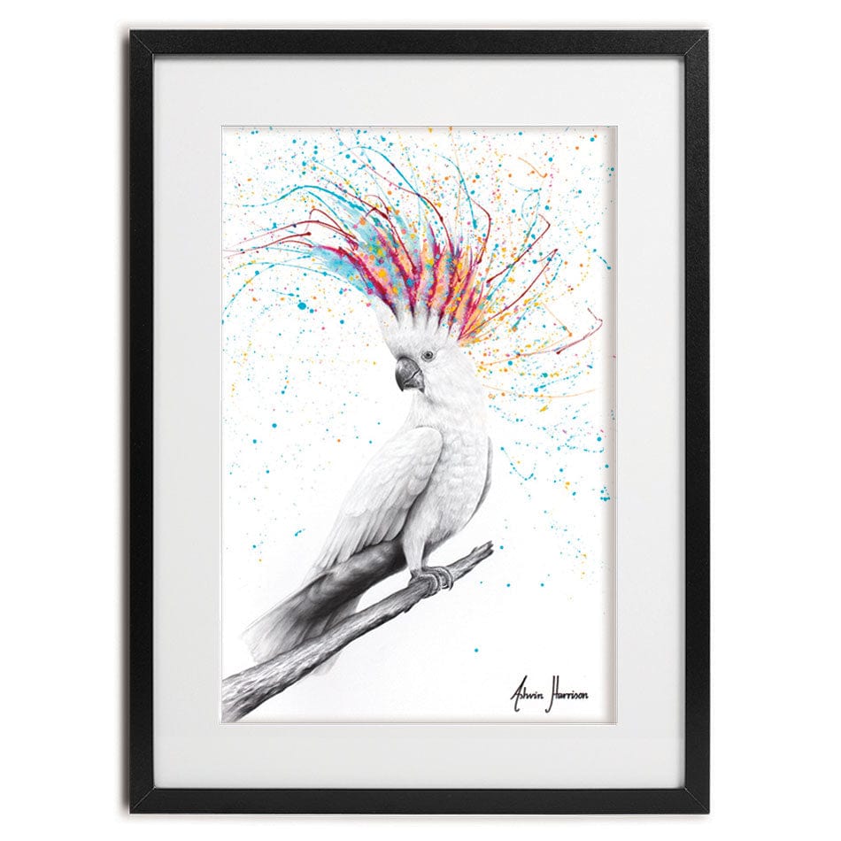 Cool Cockatoo Framed Art Print wall art product Ashvin Harrison