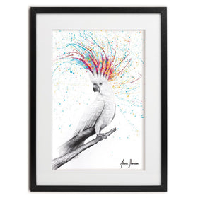 Cool Cockatoo Framed Art Print wall art product Ashvin Harrison