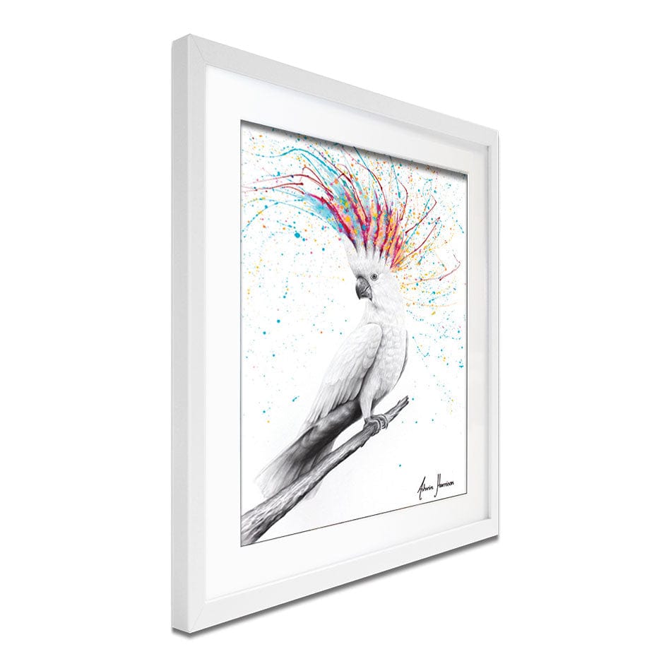 Cool Cockatoo Framed Art Print wall art product Ashvin Harrison