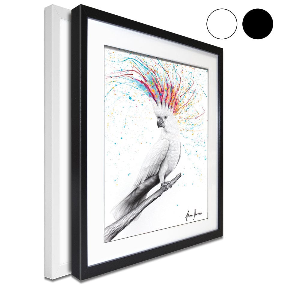 Cool Cockatoo Framed Art Print wall art product Ashvin Harrison
