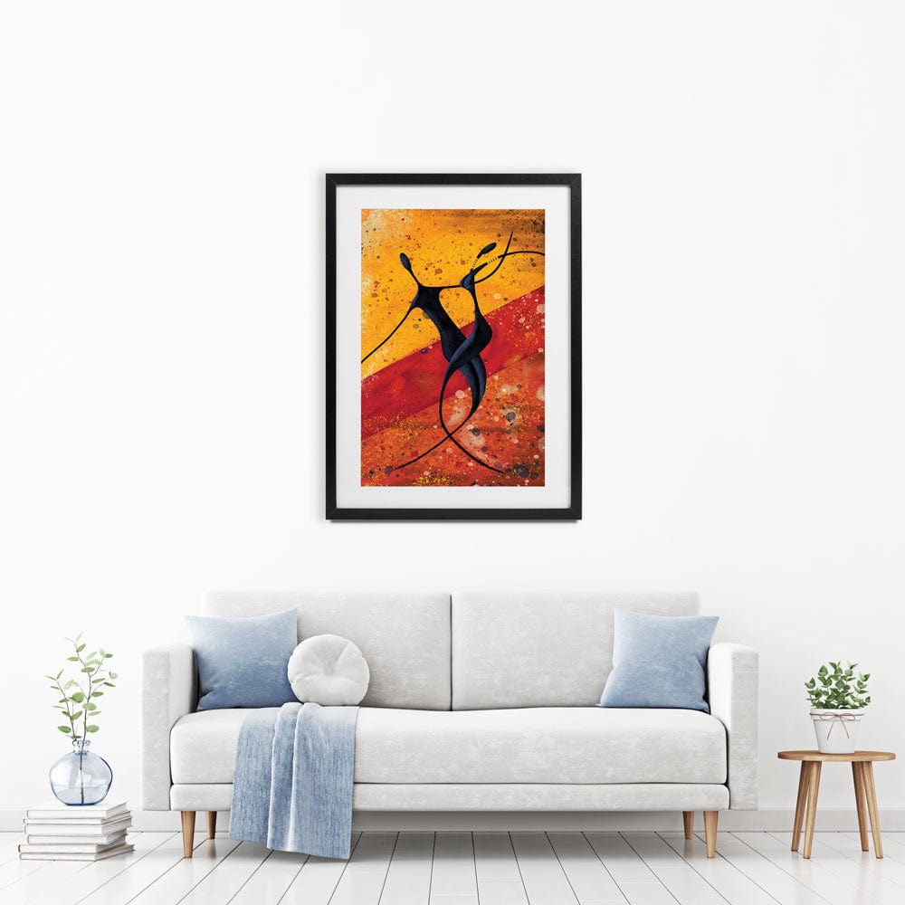 Couples Dance Framed Art Print wall art product Ichpochmak / Shutterstock
