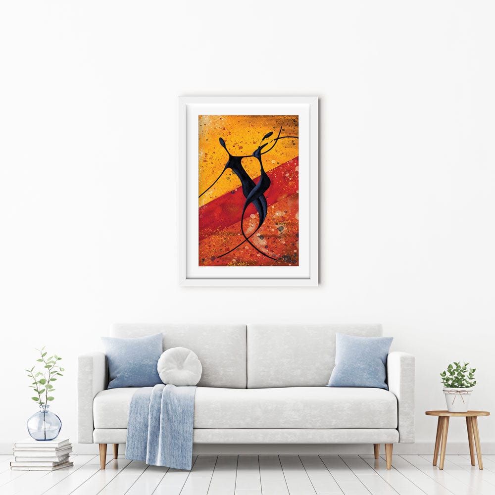 Couples Dance Framed Art Print wall art product Ichpochmak / Shutterstock